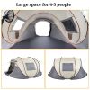 Camping Tent; 4 Person Pop Up; Easy Setup For Camping/Hiking/Fishing/Beach/Outdoor; Etc