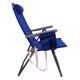 2-Pack Reclining 4-Position Oversize Beach Chair; Blue