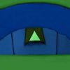 vidaXL Camping Tent 4 Persons Navy Blue/Green