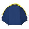 vidaXL Camping Tent 4 Persons Navy Blue/Yellow