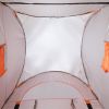 1-2 Person Portable Pop Up Toilet Shower Tent Changing Room Dressing Tent Camping Shelter Orange