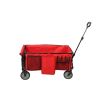 Camping All-terrain Folding Wagon with Oversized Wheels;  Blue and Red